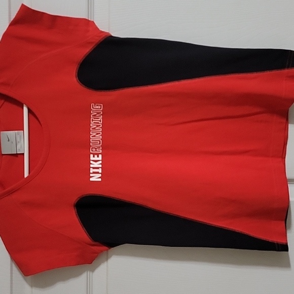 Nike Red and Black Athletic Tee Women's - Picture 3 of 7